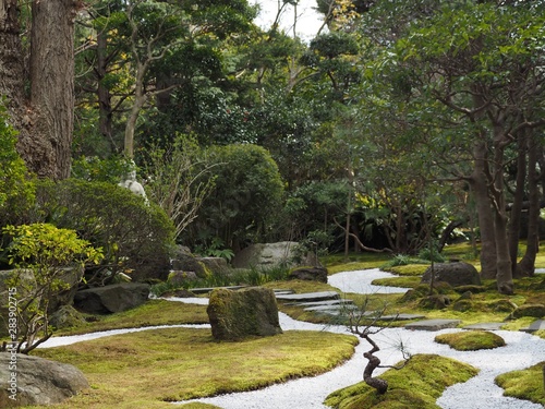 Zen garden in Kamakura  a little Kyoto in Kanagawa  Japan