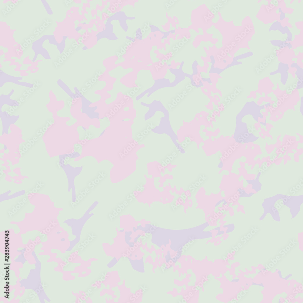 UFO camouflage of various shades of pink, blue and violet colors UFO camouflage of various shades of pink, blue and violet colors