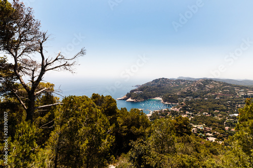 landscape in the coast of girona photo