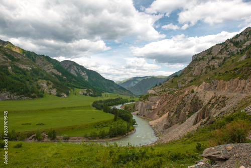 Obraz na plátně scenic view of montana