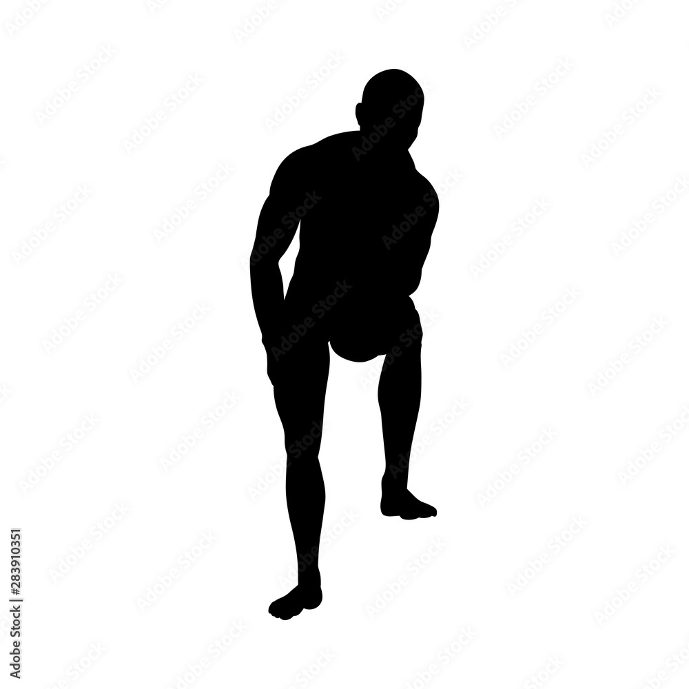 Sitting Pose Man Silhouette Sitting Pose Man Silhouette