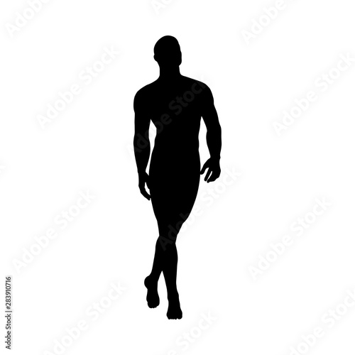 Standing Pose Man Silhouette