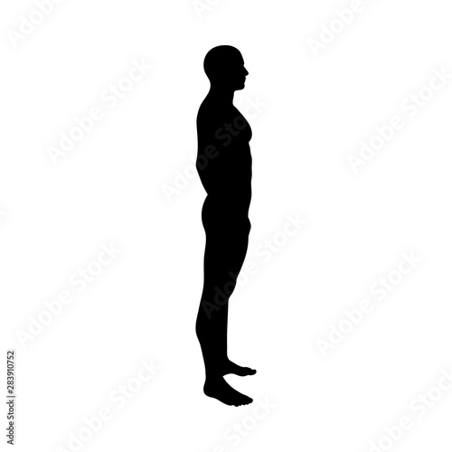 Standing Pose Man Silhouette