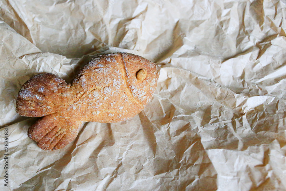 Obraz premium Fish made from dough
