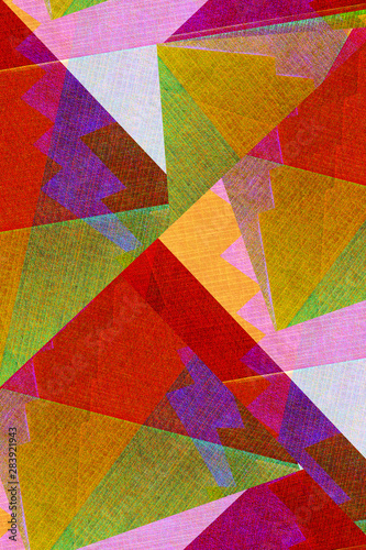colorful abstract background - paper design - geometric shapes