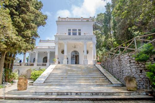 Die berühmte Villa Lysis in Capri, Italien