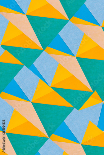 colorful abstract background - paper design - geometric shapes