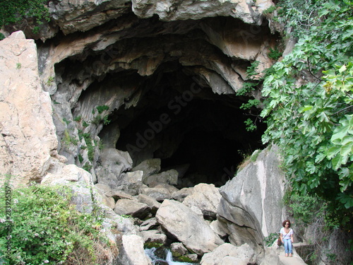 vistas de ronda ciudad del tajo malaga cueva del gato benaojan  photo