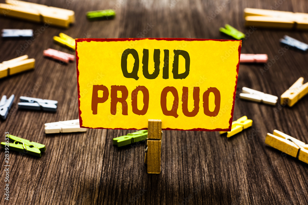 quid pro quo Meaning & Origin