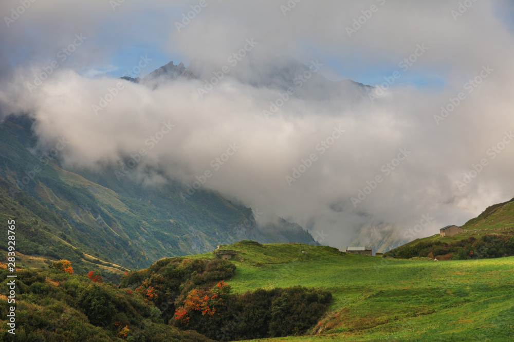 Beautiful,dramatic French Alps 