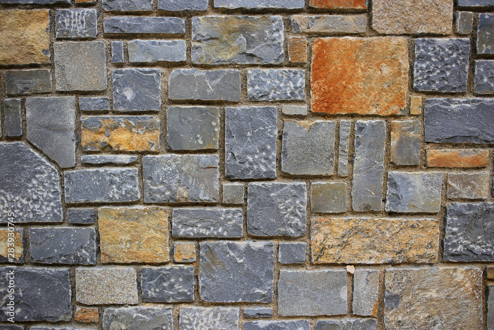 Obraz premium Stone wall texture background, facade
