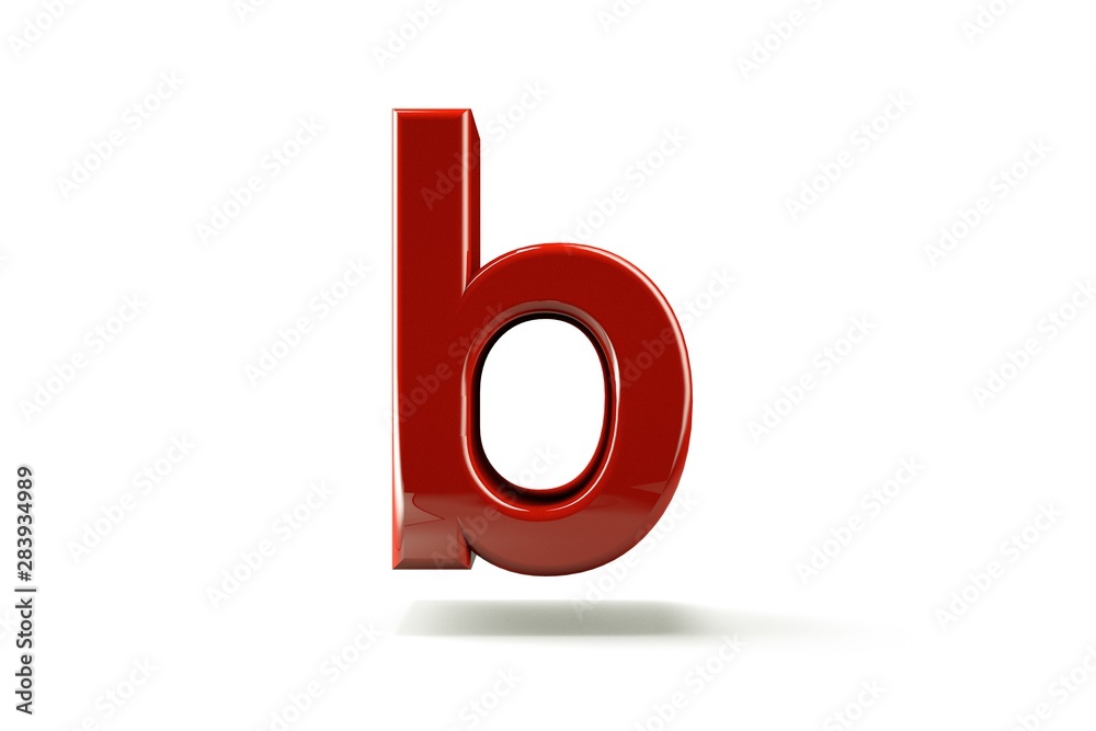 3d letter collection with white background 3d letter collection with white background