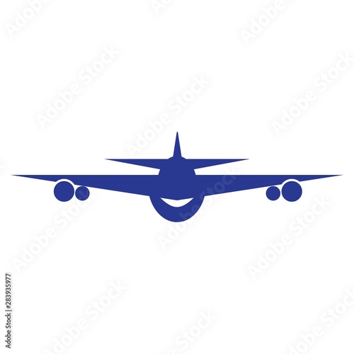 Airplane logo templat vector icon design
