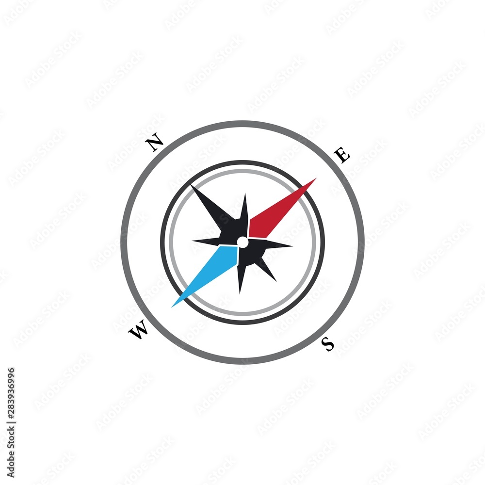 Compass logo template vector icon design