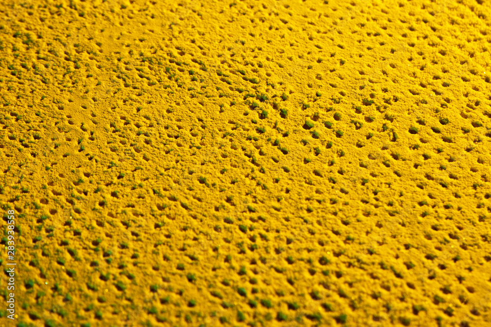 Top view of sand with opening holes Top view of sand with opening holes