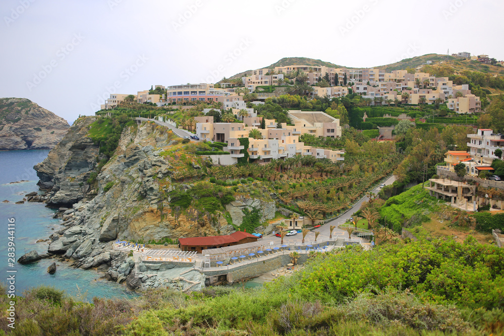 Obraz premium Beautiful views of nature in the area of Agia Pelagia, Crete, Greece
