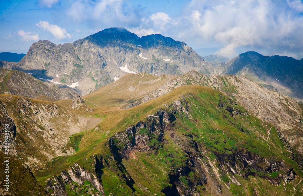 Negoiu peak 2535m is the second highest peak in Romania. Fagaras mountains