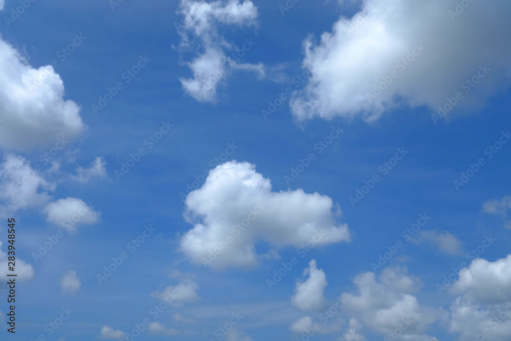 White Clouds with Beautiful Blue Sky Background. White Clouds with Beautiful Blue Sky Background.