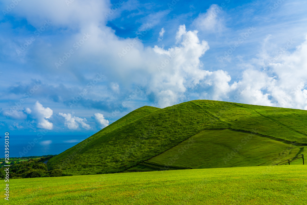 Obraz premium 五島市 鬼岳展望台からの風景 撮影日 2019/7/29