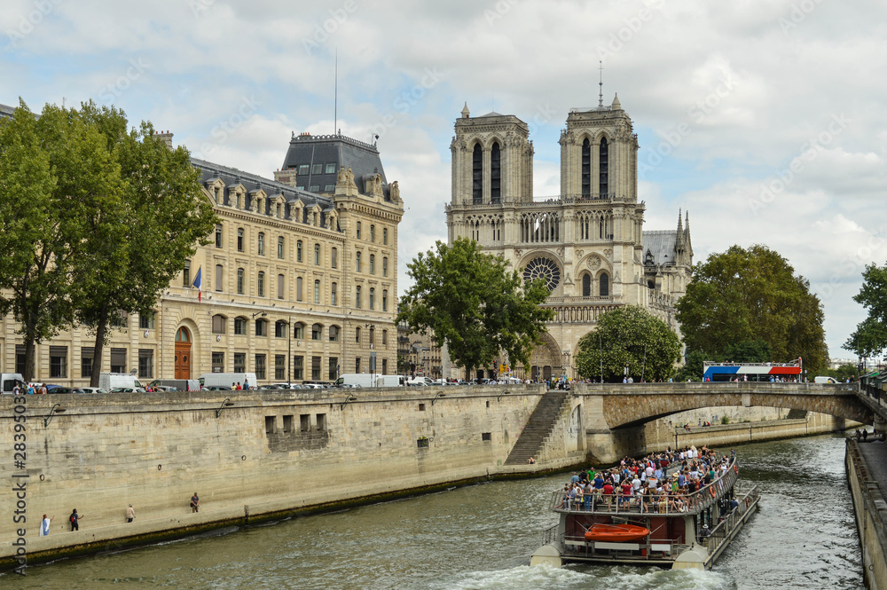 Naklejka premium notre dame de paris