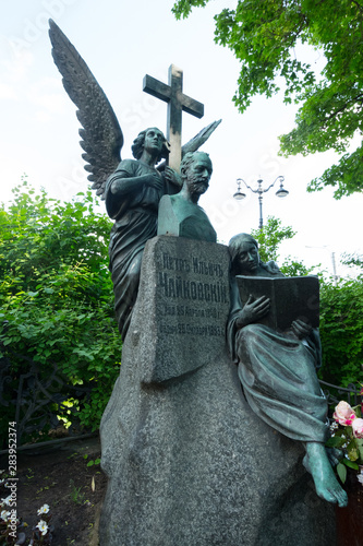 Tichwiner Friedhof, Friedhof der Künstler Sankt Petersburg, Russland photo