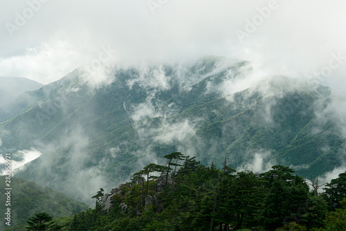 Mount Tsurugi in Tokushima, Japan photo