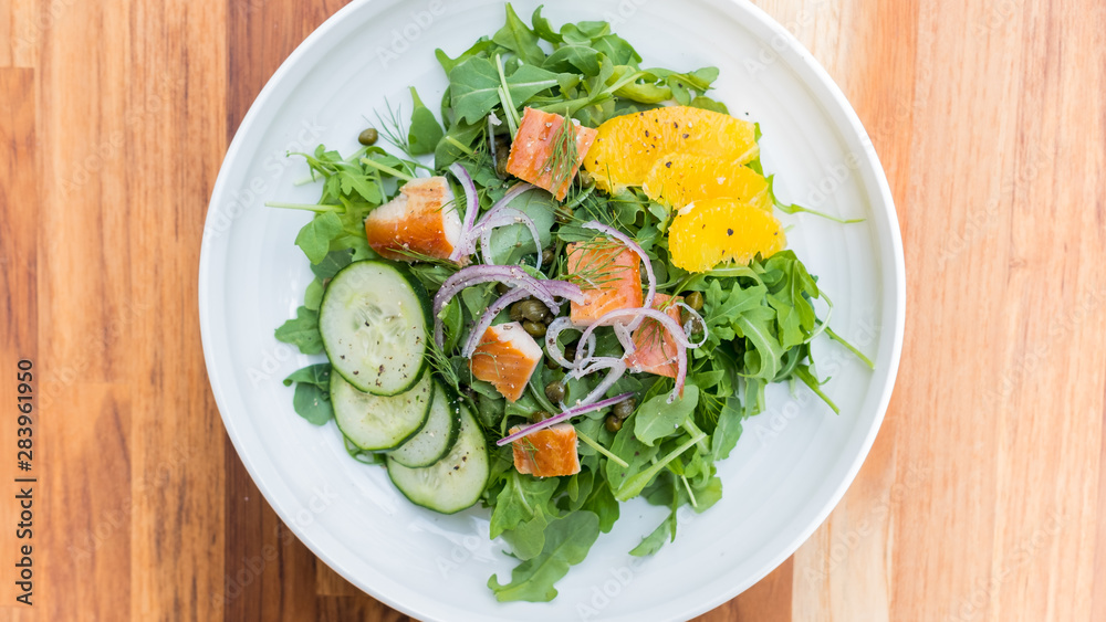 Fresh salad on a plate Fresh salad on a plate