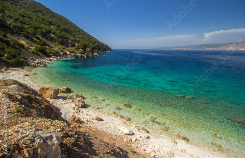 Vouti beach  Kefalonia island  Greece