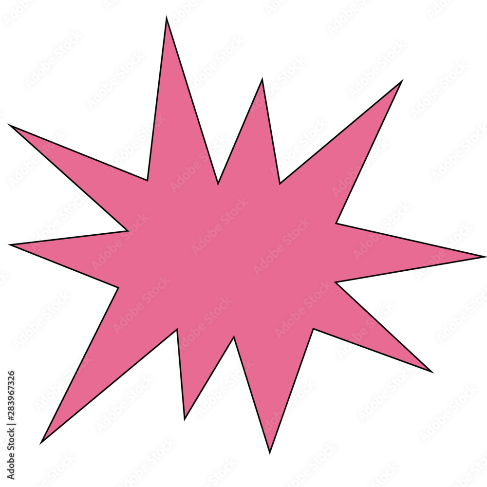 Fototapeta premium Pink POW
