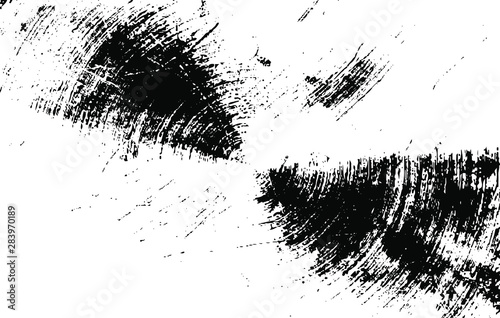 Scratched Grunge Urban Background Texture Vector. Dust Overlay Distress Grainy Grungy Effect. Distressed Backdrop Vector Illustration. Isolated Black on White Background. EPS 10.