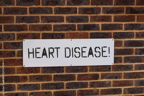 Word writing text Heart Disease. Business photo showcasing class of diseases that involve the heart or blood vessels