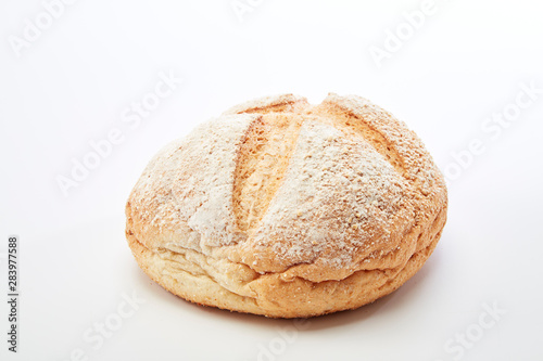 Traditional homemade french round bread