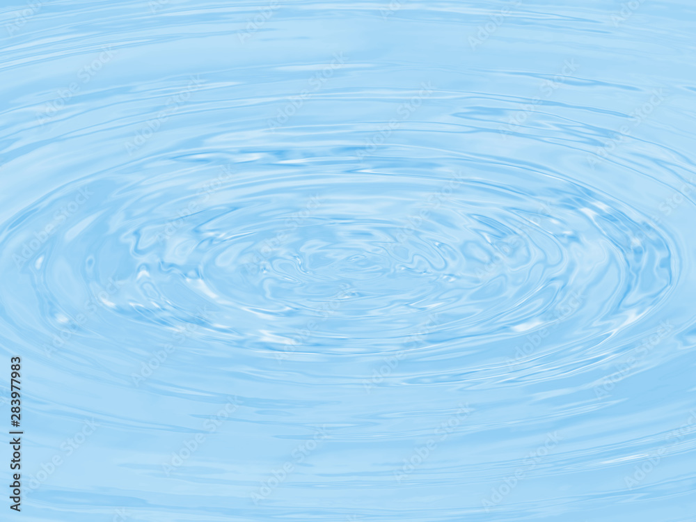 close up of liquid blue ripple wave for abstract background, droplet water wave