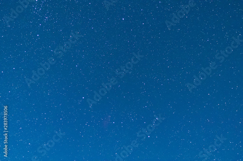 Night sky covered with many stars.