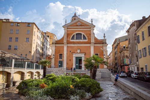 Ajaccio church in the center