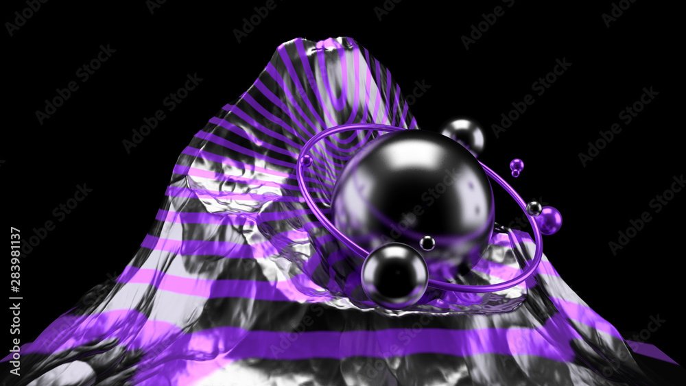 Fototapeta premium Abstract 3d background. 3d illustration, 3d rendering.