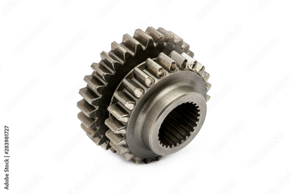Silver Cog isolated on White Background. File contains with clipping path so easy to work. Silver Cog isolated on White Background. File contains with clipping path so easy to work.