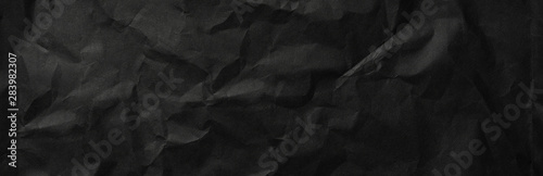 black paper texture background - banner photo
