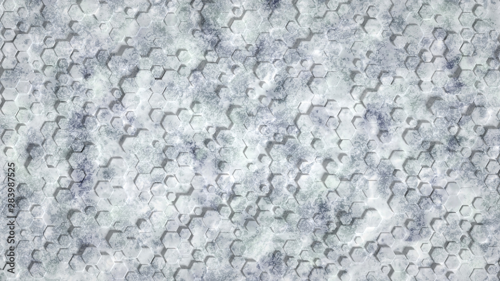 Geometry hexagon background. 3d illustration, 3d rendering. Geometry hexagon background. 3d illustration, 3d rendering.