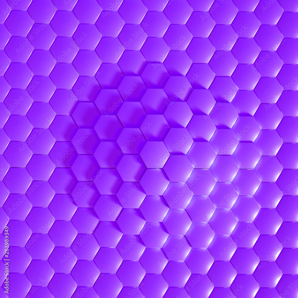 Geometry hexagon background. 3d illustration, 3d rendering. Geometry hexagon background. 3d illustration, 3d rendering.