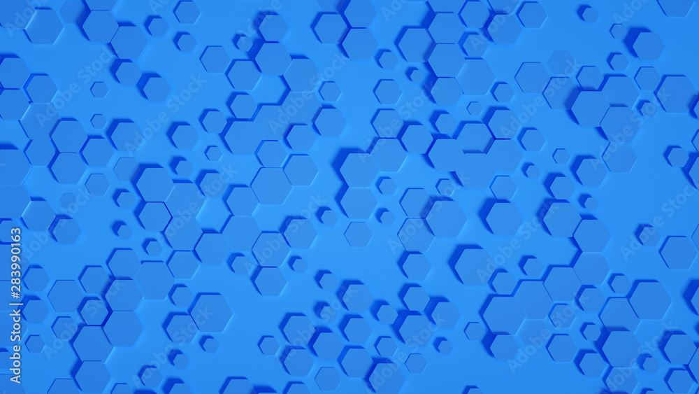 Geometry hexagon background. 3d illustration, 3d rendering. Geometry hexagon background. 3d illustration, 3d rendering.