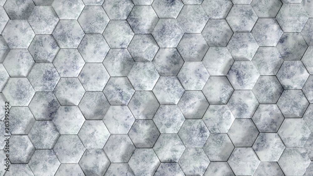 Geometry hexagon background. 3d illustration, 3d rendering. Geometry hexagon background. 3d illustration, 3d rendering.