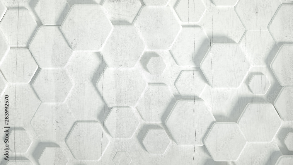 Geometry hexagon background. 3d illustration, 3d rendering. Geometry hexagon background. 3d illustration, 3d rendering.