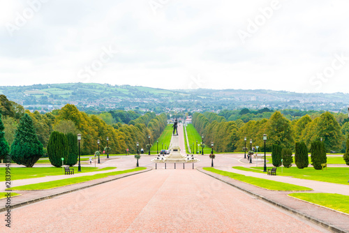 The Road to Stormont Parliament in Belfast