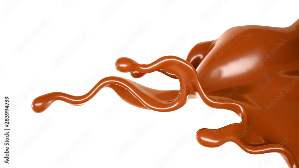 Splash of fluid. 3d illustration, 3d rendering. Splash of fluid. 3d illustration, 3d rendering.