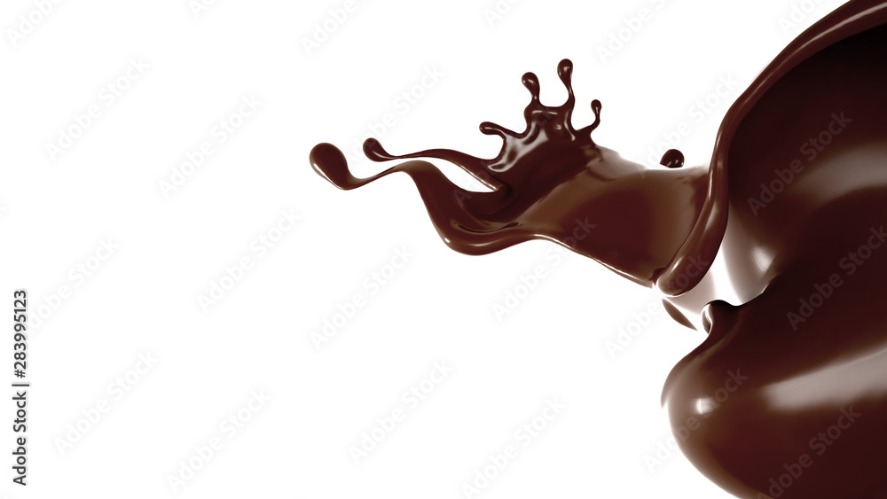 Splash of fluid. 3d illustration, 3d rendering. Splash of fluid. 3d illustration, 3d rendering.