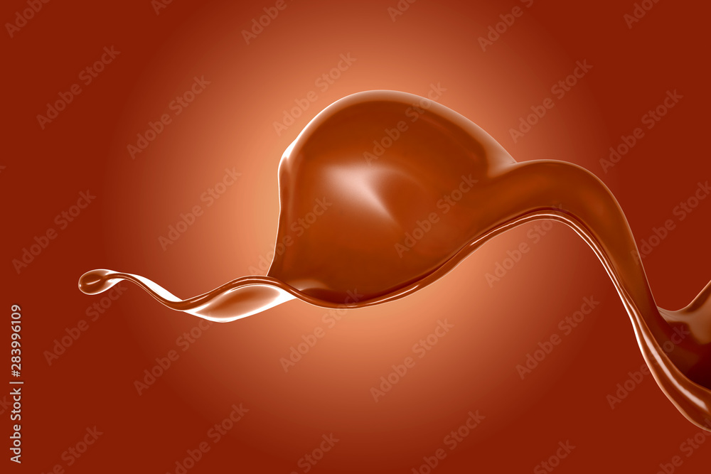 Splash of fluid. 3d illustration, 3d rendering. Splash of fluid. 3d illustration, 3d rendering.
