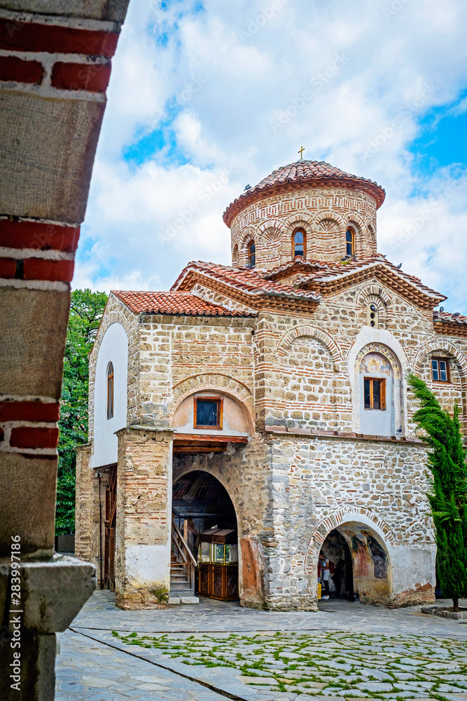 Fototapeta premium Bachkovo monastery in the mountains 3