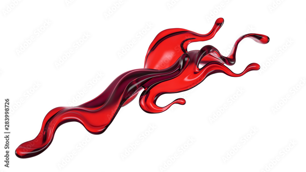 Splash of fluid. 3d illustration, 3d rendering. Splash of fluid. 3d illustration, 3d rendering.