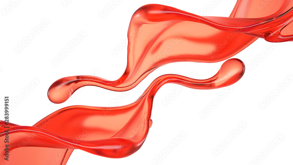 Splash of fluid. 3d illustration, 3d rendering. Splash of fluid. 3d illustration, 3d rendering.